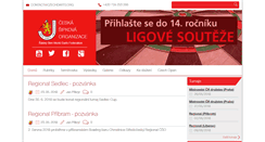 Desktop Screenshot of czechdarts.org
